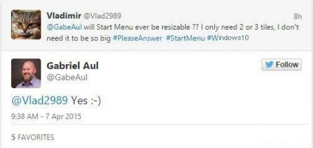 确认win10开始菜单回归缩小版面