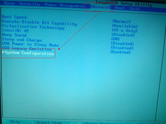 东芝L800 高级设置