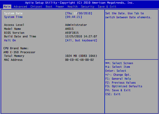 富士康AHD1S主板U盘装系统