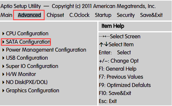七彩虹C.A55AK固态主板U盘装系统