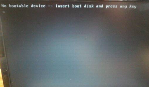 NO bootable device解决办法