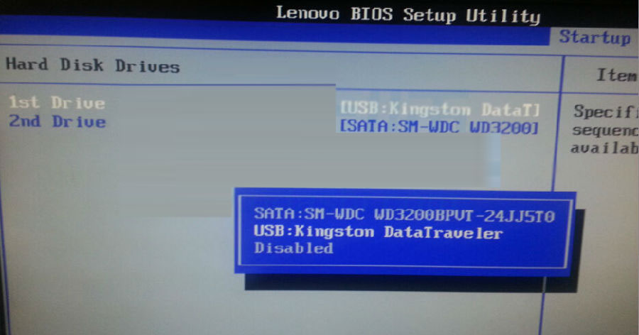 IdeaCentreA300 U盘启动