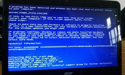 蓝屏代码0x0000009f的解决办法