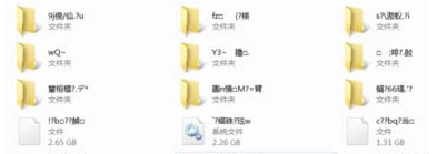 U盘文件乱码