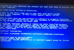 进入U盘PE系统时出现蓝屏0x000000B4