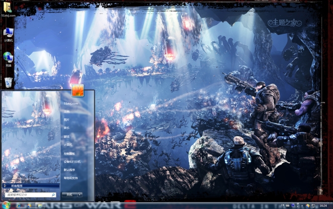 战争机器1_<a href='http://www.tudoupe.com/xt/' target='_blank'><u><a href='http://www.tudoupe.com/xt/' target='_blank'><u>Win7</u></a></u></a>游戏主题