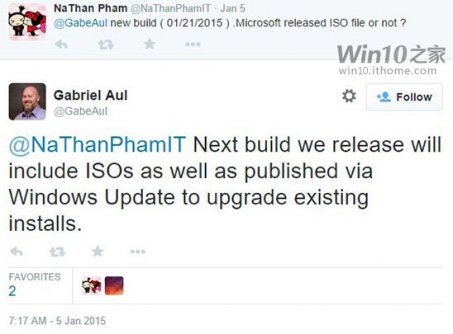 微软要放Win10最新版ISO镜像下载