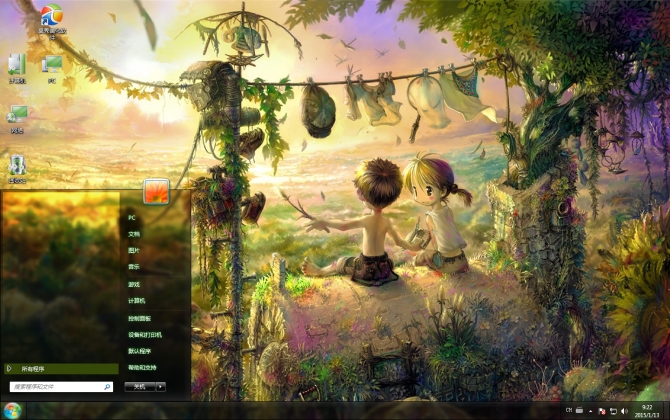 梦幻童话世界<a href='http://www.tudoupe.com/xt/' target='_blank'><u><a href='http://www.tudoupe.com/xt/' target='_blank'><u>Win7</u></a></u></a>桌面壁纸