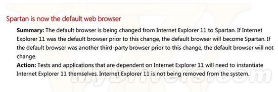 Win10最新预览版曝光:永别了IE
