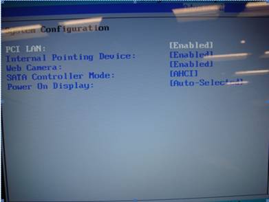 东芝Satellite M800硬盘模式