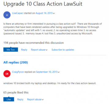 [新闻资讯]微软再遭诉缘起win10