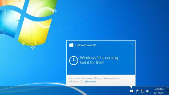 [新闻资讯]微软移除Get Windows 10应用