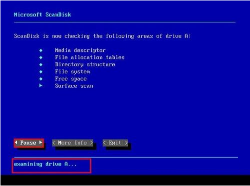 土豆PE下用SCANDDIAK扫描修复硬盘