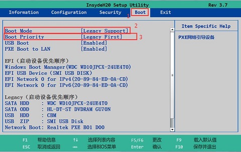 联想Z500笔记本U盘启动