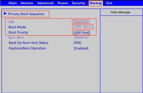 联想C5030一体机UEFI U盘启动