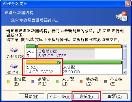 创建主分区