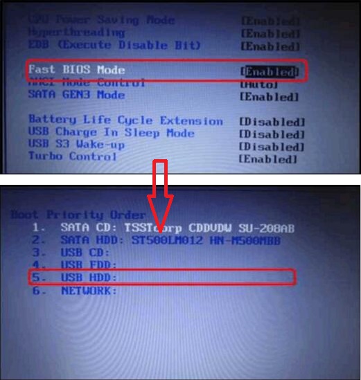 BIOS中有关U盘的设置