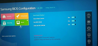 三星3500EM-X01笔记本电脑BIOS设置U盘启动图文教程