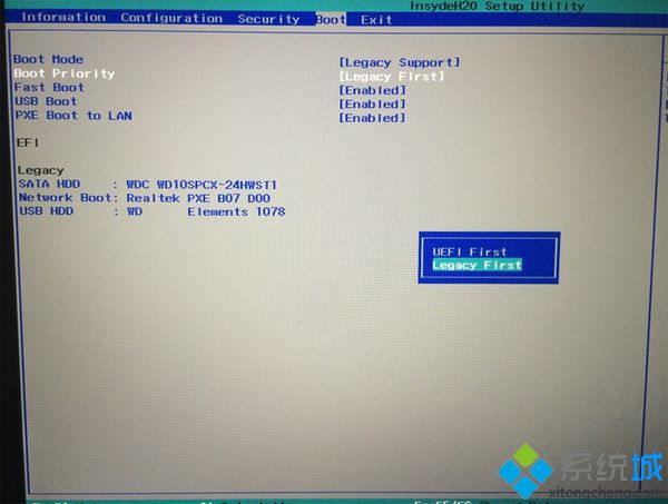 联想自带win8换win7步骤3
