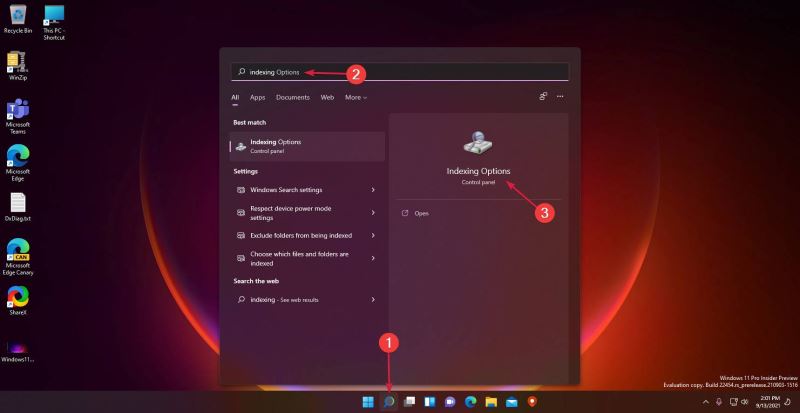 Win11如何更改文件索引以加快搜索速度?