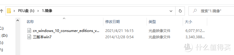 硬盘上的 IOS 文件