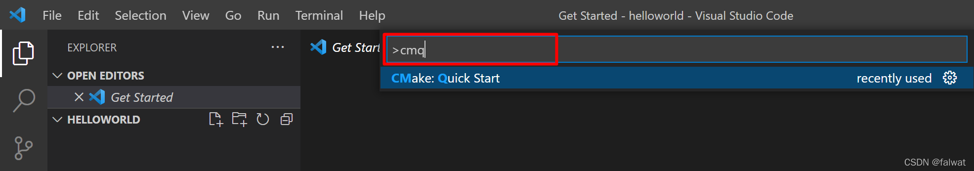 cmake quick start