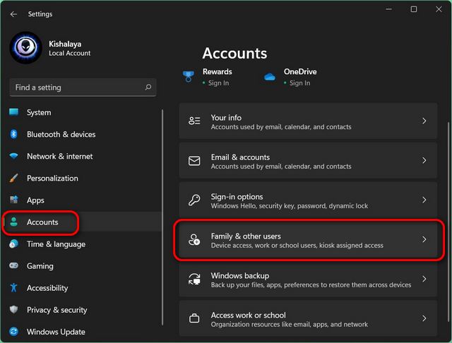 我怎么能换Windows 11专业的管理员?