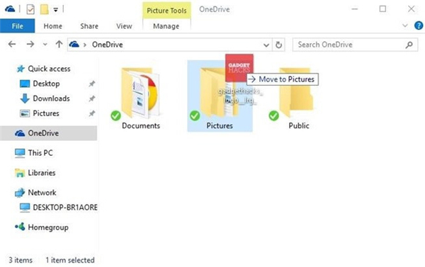 Win10设置OneDrive软件同步文件的方法