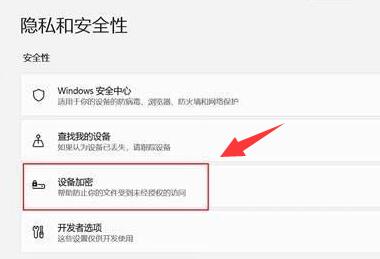 Win11如何进行设备加密?