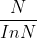 frac{N}{InN}