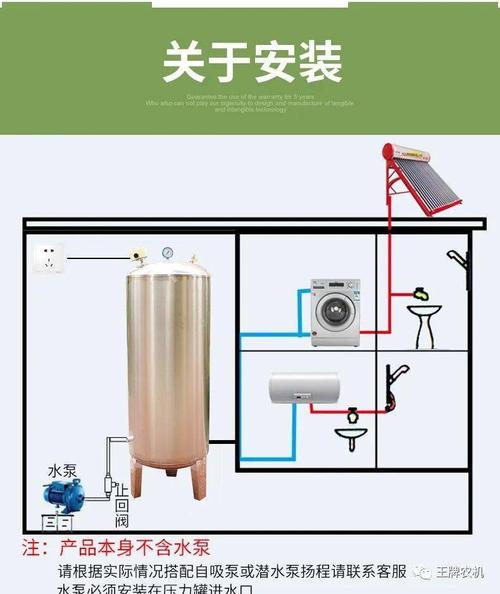 无塔供水器家用全自动自来水增压水泵水塔水箱储水罐不锈钢压力罐