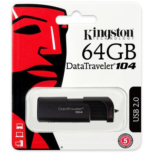 金士顿u盘64g u盘 usb2.0车载优盘 移动u盘 滑盖耐用商务 学生u盘