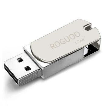 京东配送roguoo金属u盘 高速usb小胖子车载优盘2.