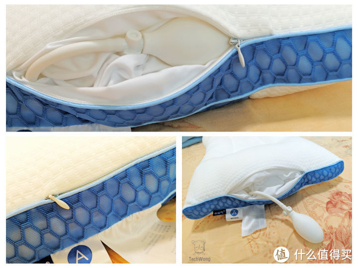 有颜值更有实力,怎么睡都好睡,每晚深睡 有运气自调整气囊枕体验