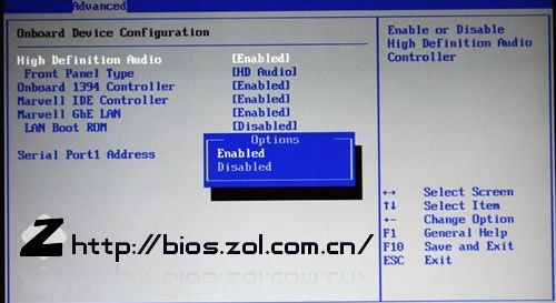 BIOS建立了教学法的AMI部分。