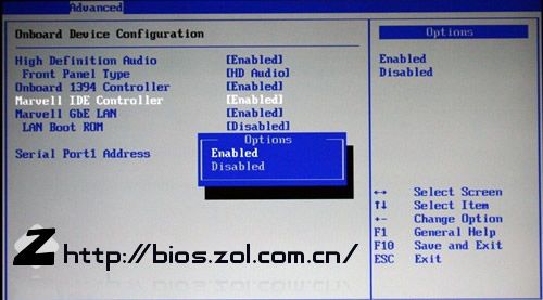BIOS建立了教学法的AMI部分。