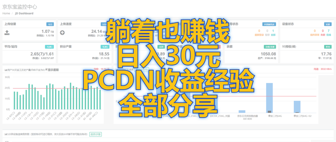 闲置带宽躺赚钱，十块八块不嫌少：老电脑焕发第二春，PCDN点心云安装教程