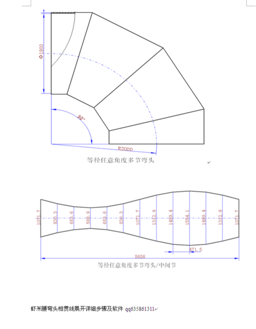 1米直径10度弯道的顶部5的直径是多少?