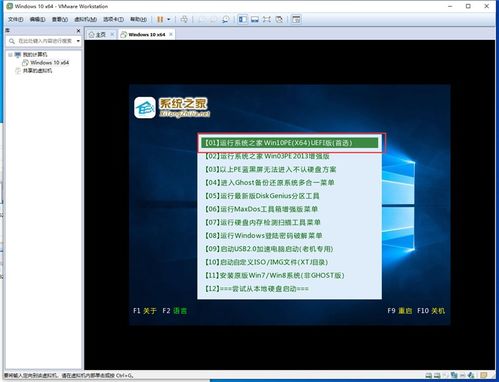 虚拟机pe工具盘安装win10