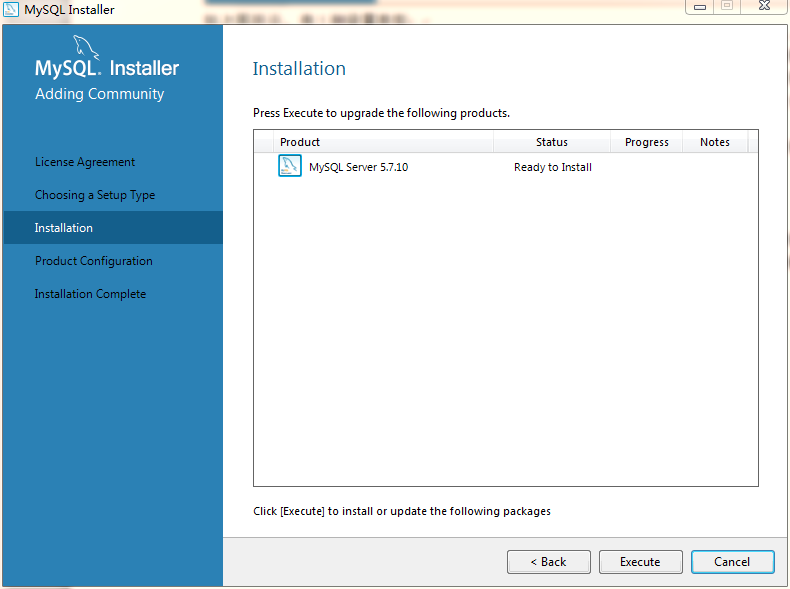 Windows上安装MySQL
