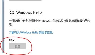 无法安装 Windows 10 的指纹 。