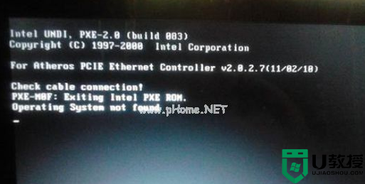 联想电脑开机显示PXE-MOF:Exiting Intel PXE ROM怎么处理