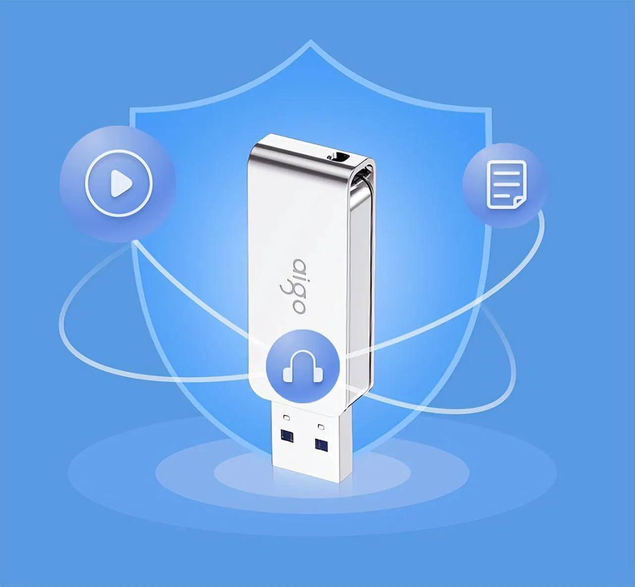 “本地+云端”双重存储的U盘听说过？aigo“云U盘”让你大开眼界