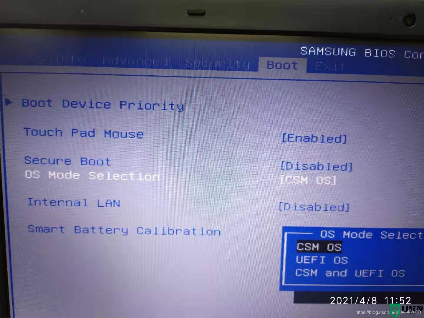 三星电脑开机显示all boot options are tried怎么办