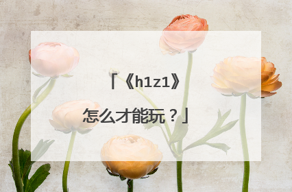 《h1z1》怎么才能玩?