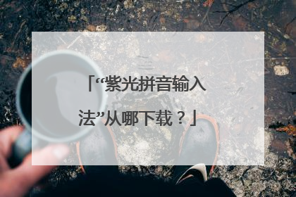 “紫光拼音输入法”从哪下载?