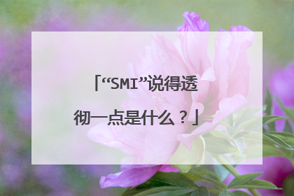 “SMI”说得透彻一点是什么?