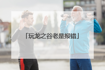 玩龙之谷老是报错