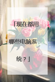 现在都用哪些电脑系统?