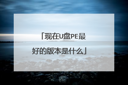 现在U盘PE最好的版本是什么